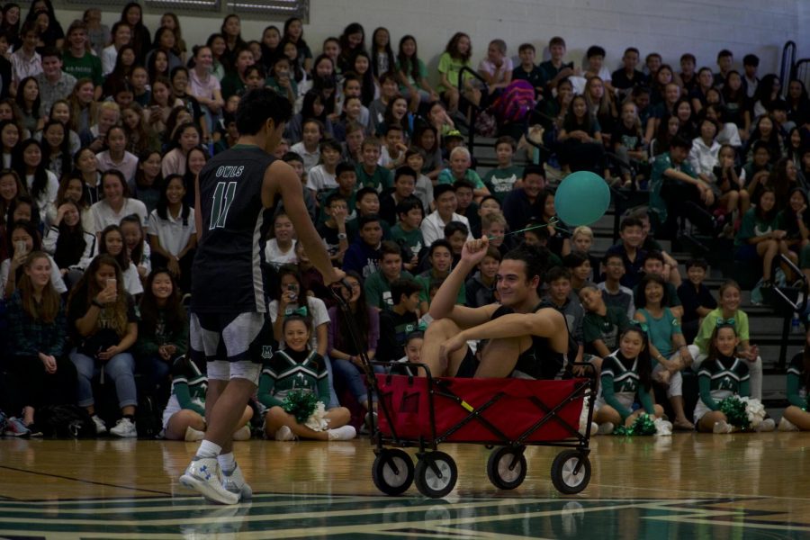 Last years' homecoming featured games and a pep rally. 