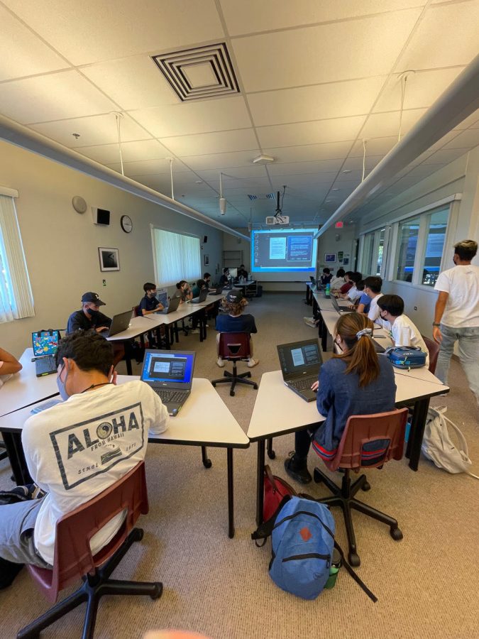 Students participate in the CyberOwls club which is no exception to the gender gap.