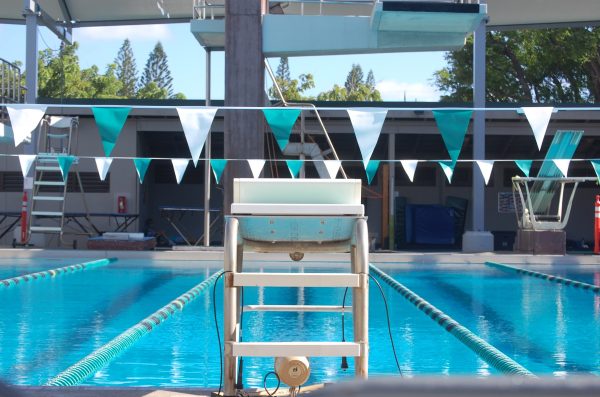 Picture of the Duke Kahanamoku Aquatic Complex at the University of Hawai’i Mānoa.