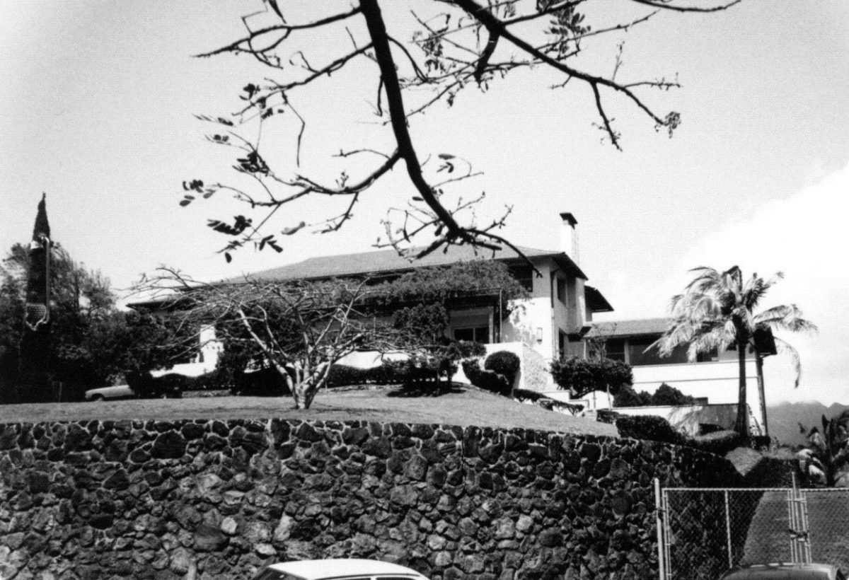 The Chang Mansion's photo taken for historic records.