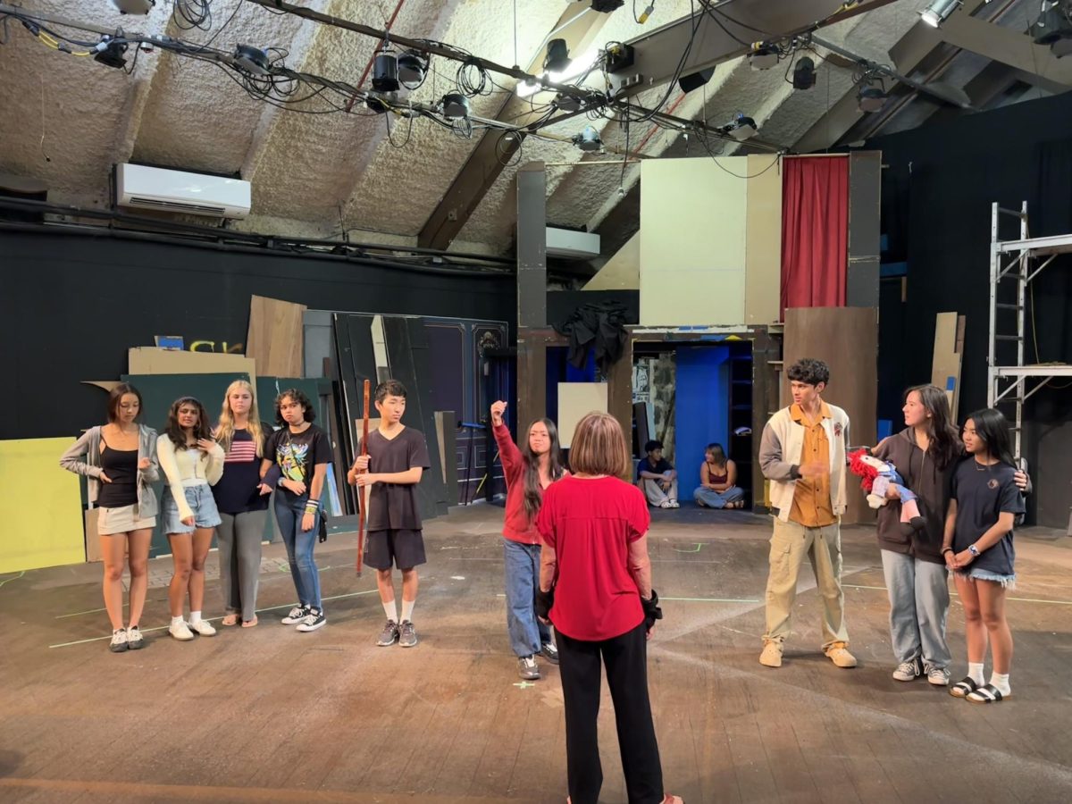 Into the Woods rehearsal progress