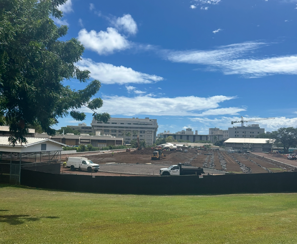 Construction of the track continues to grow. 
