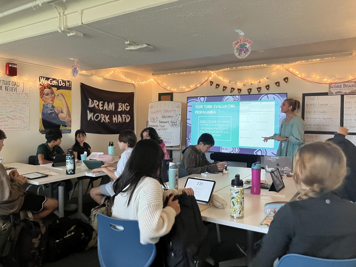 Ms. Miller teaching 