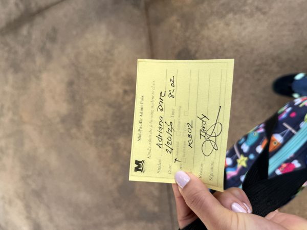 Tardy pass which is one of the things that can affect your citizenship grade