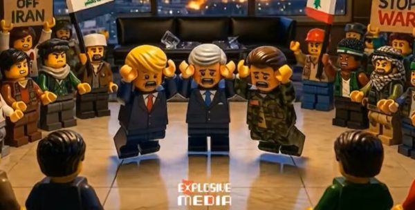 Screenshot taken from Iran Explosive Media AI generated video